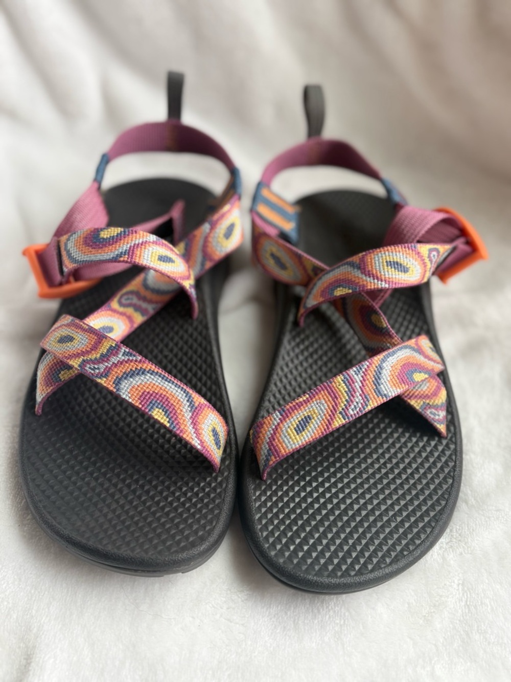 Chaco Z/1 EcoTread Sandals Big Kids Size 5 Agate Sorbet Adjustable Strap New